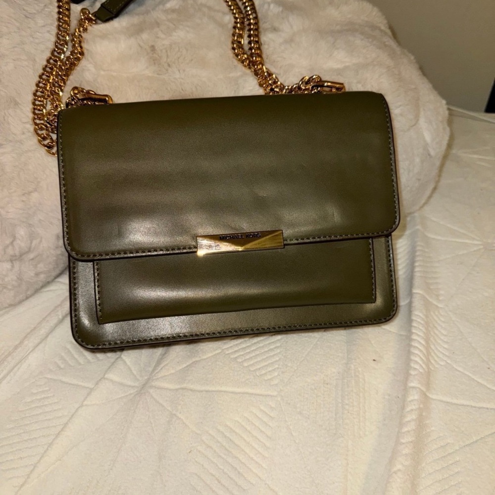 Olive Green Michael Kors Shoulder Bag